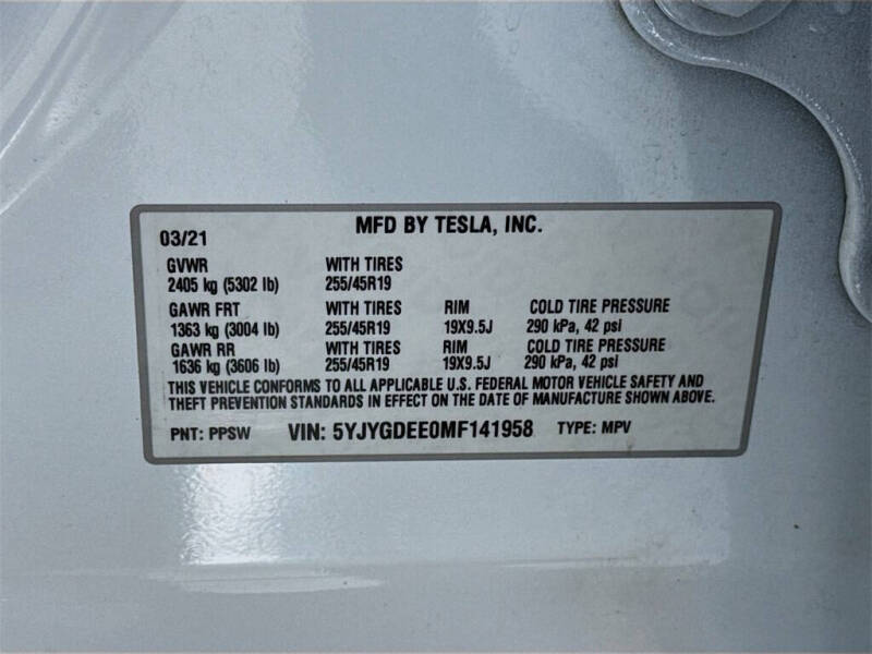 2021 Tesla Model Y Long Range