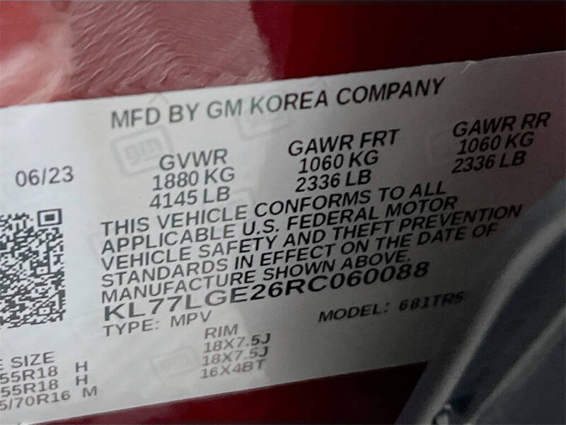 2024 Chevrolet Trax RS