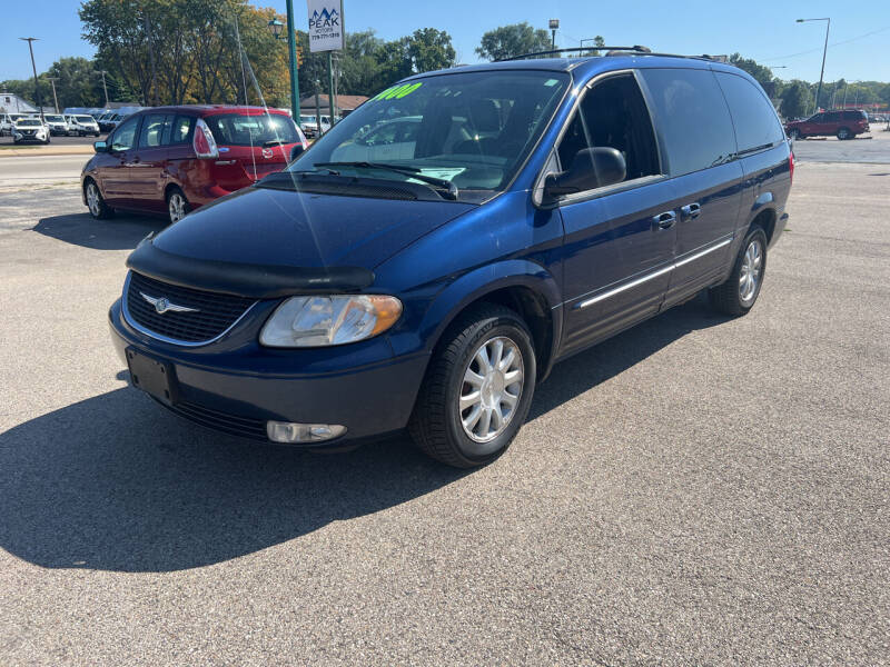 2003 Chrysler Town and Country for sale at Peak Motors in Loves Park IL