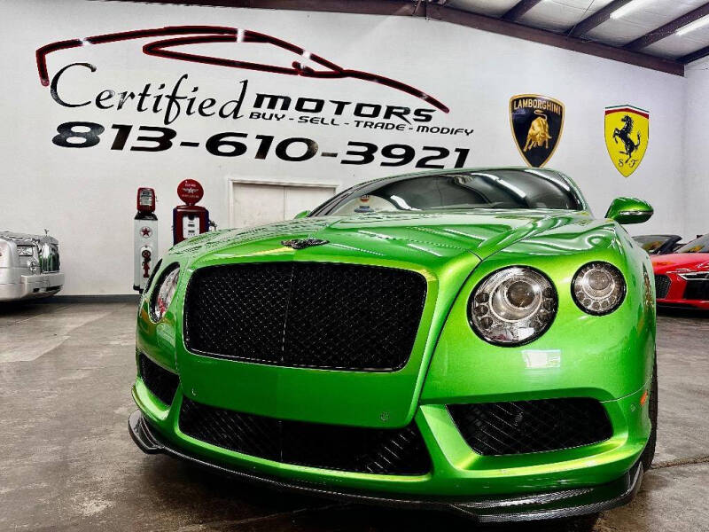 2013 Bentley Continental GT V8