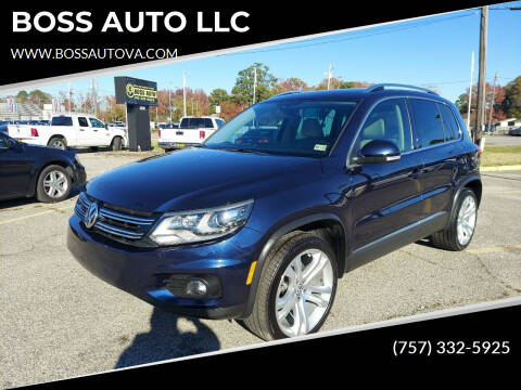 2012 Volkswagen Tiguan for sale at BOSS AUTO LLC in Norfolk VA