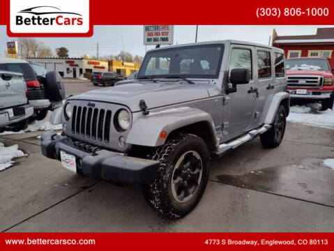 2014 Jeep Wrangler Unlimited for sale at Better Cars in Englewood CO