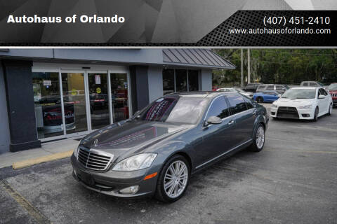2007 Mercedes-Benz S-Class for sale at Autohaus of Orlando in Orlando FL