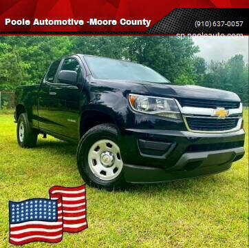 2019 Chevrolet Colorado for sale at Poole Automotive in Laurinburg NC