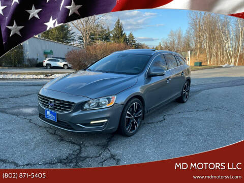 2016 Volvo V60 for sale at MD Motors LLC in Williston VT