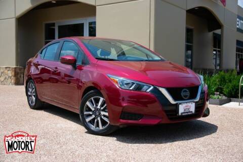 2020 Nissan Versa for sale at Mcandrew Motors in Arlington TX