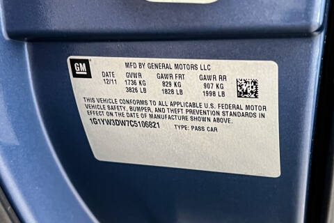 2012 Chevrolet Corvette Z16 Grand Sport