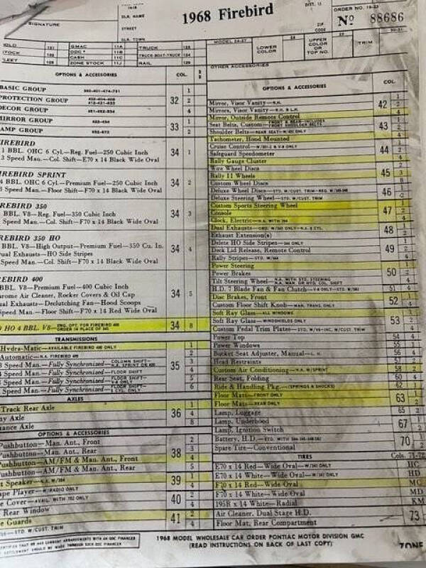 1968 Pontiac Firebird