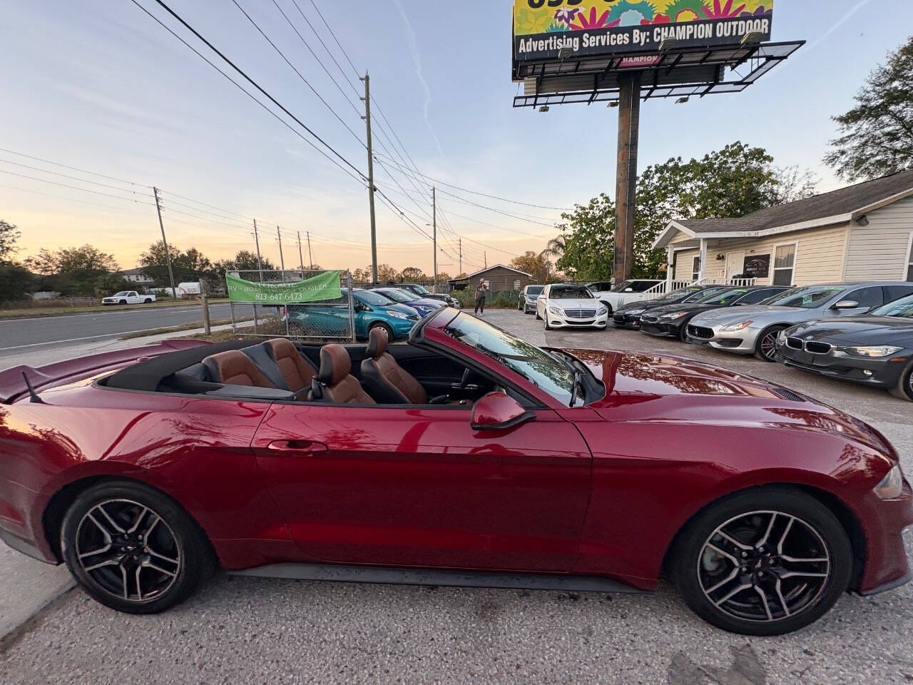 2019 Ford Mustang for sale at Hobgood Auto Sales in Land O Lakes, FL