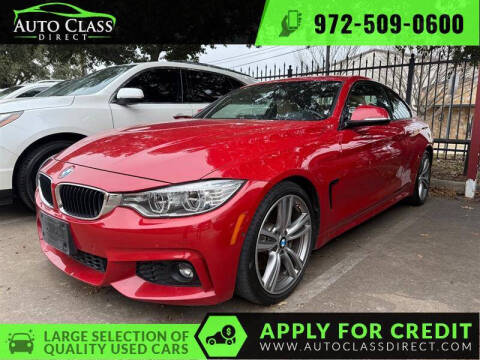 2016 BMW 4 Series for sale at Auto Class Direct in Plano TX