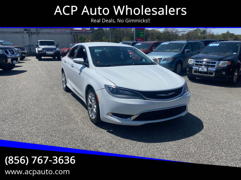 2015 Chrysler 200 for sale at ACP Auto Wholesalers in Berlin NJ