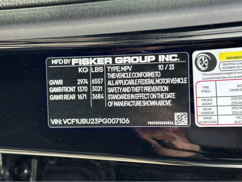 2023 Fisker Ocean Ultra