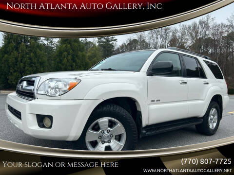 2007 Toyota 4Runner for sale at North Atlanta Auto Gallery, Inc in Alpharetta GA