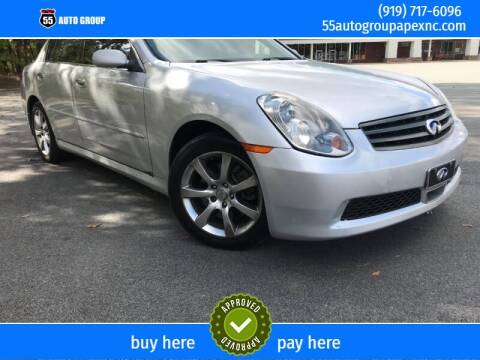 2006 Infiniti G35 for sale at 55 Auto Group of Apex in Apex NC