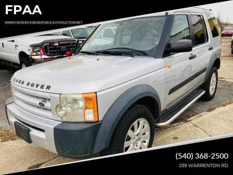 2005 Land Rover LR3 for sale at FPAA in Fredericksburg VA