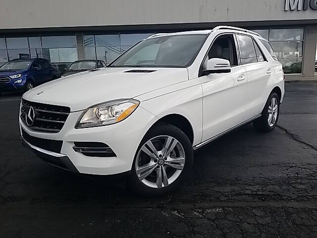 Used 2015 Mercedes-Benz M-Class ML350 with VIN 4JGDA5HB8FA601768 for sale in Bellefontaine, OH