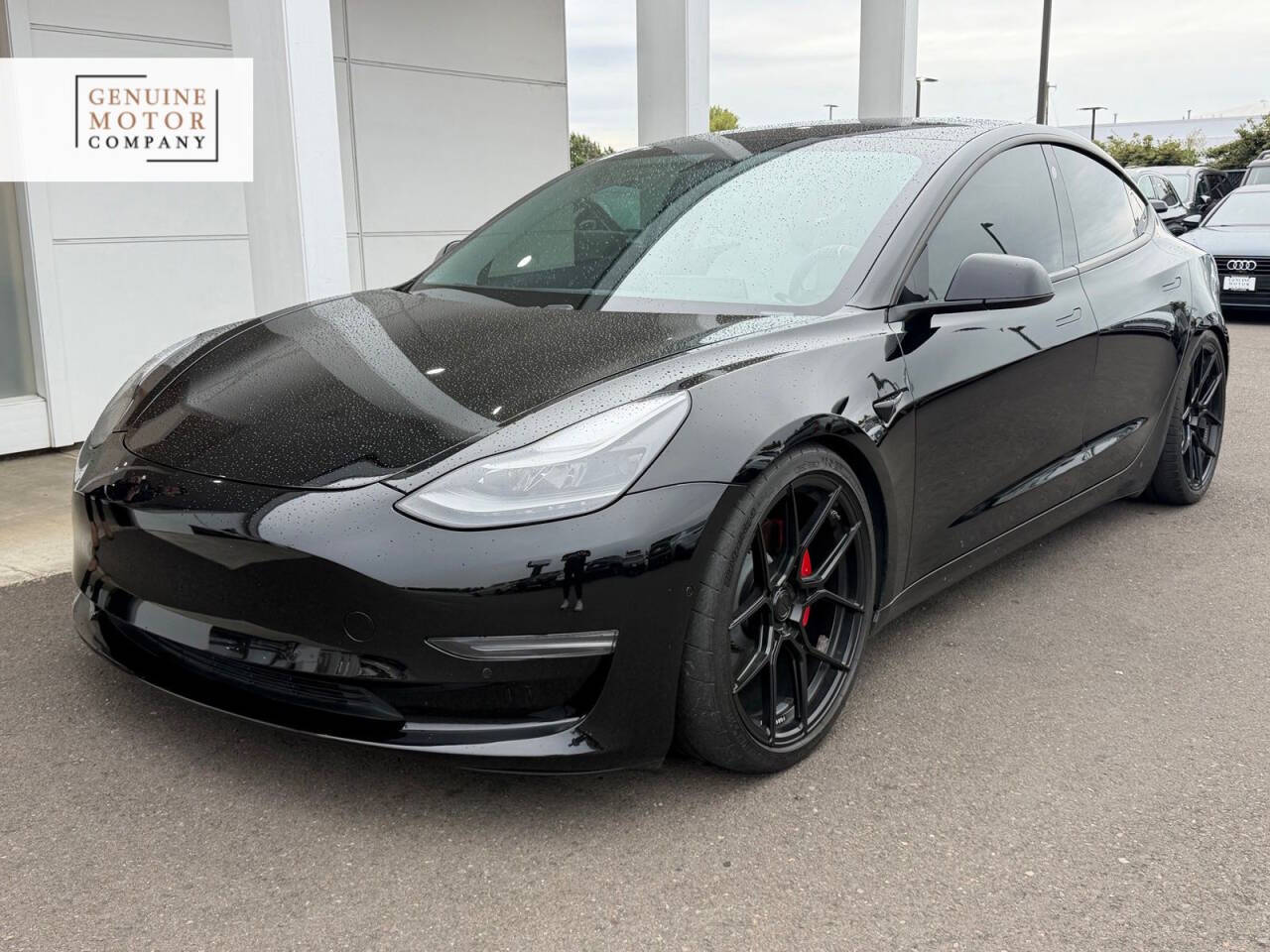 Black 2021 Tesla Model 3 Performance AWD Performance 4dr Sedan 1