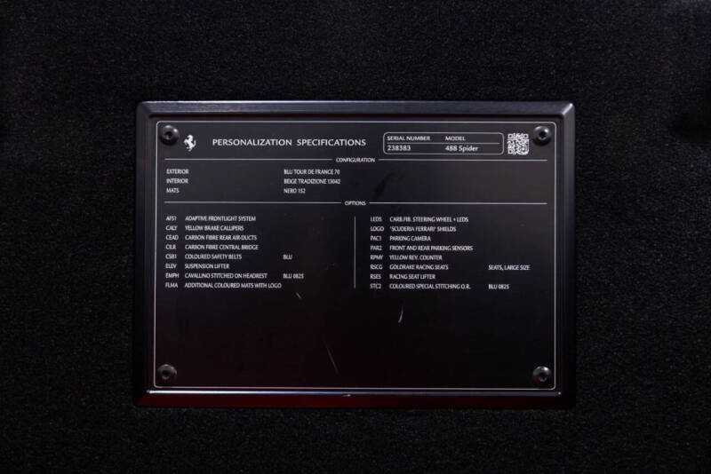 2019 Ferrari 488 Spider