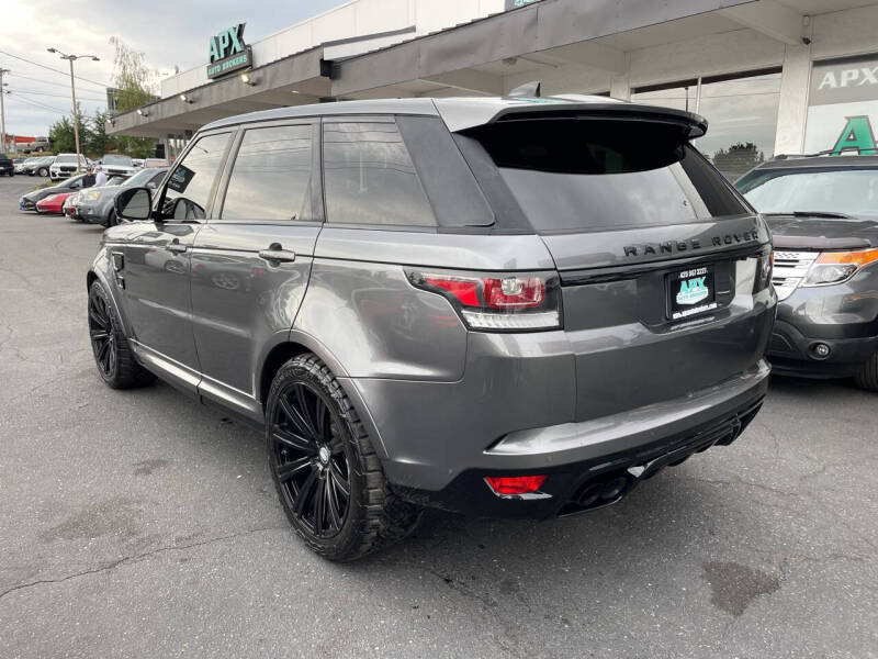 Used 2017 Land Rover Range Rover Sport SVR with VIN SALWZ2FE2HA141231 for sale in Edmonds, WA