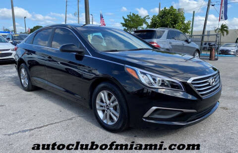 2017 Hyundai Sonata for sale at AUTO CLUB OF MIAMI, INC in Miami FL