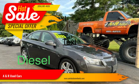 2014 Chevrolet Cruze for sale at A & R Used Cars in Clayton NJ