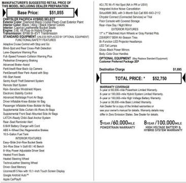 2024 Chrysler Pacifica Plug-In Hybrid Select