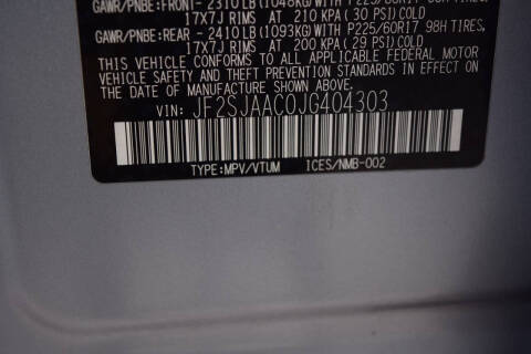 2018 Subaru Forester 2.5i