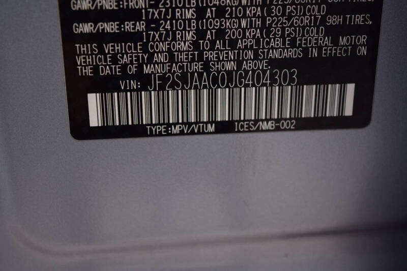 2018 Subaru Forester 2.5i