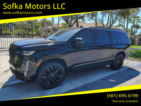 2023 Cadillac Escalade ESV for sale at Sofka Motors LLC in Pompano Beach FL