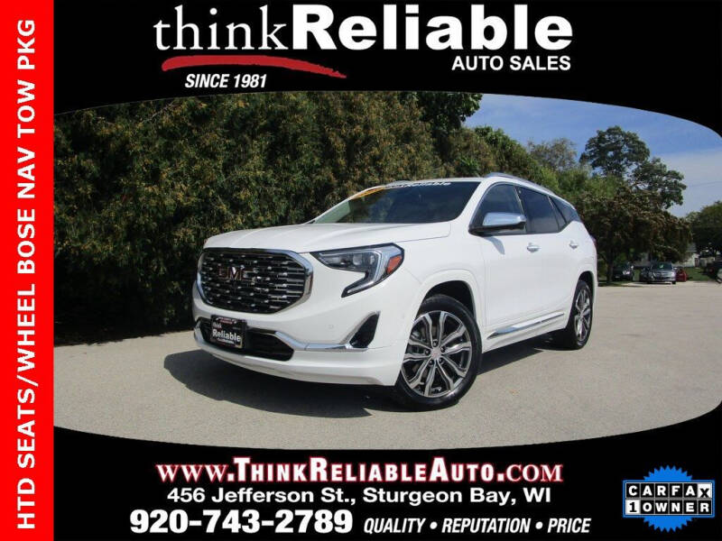 2020 GMC Terrain for sale at RELIABLE AUTOMOBILE SALES, INC in Sturgeon Bay WI
