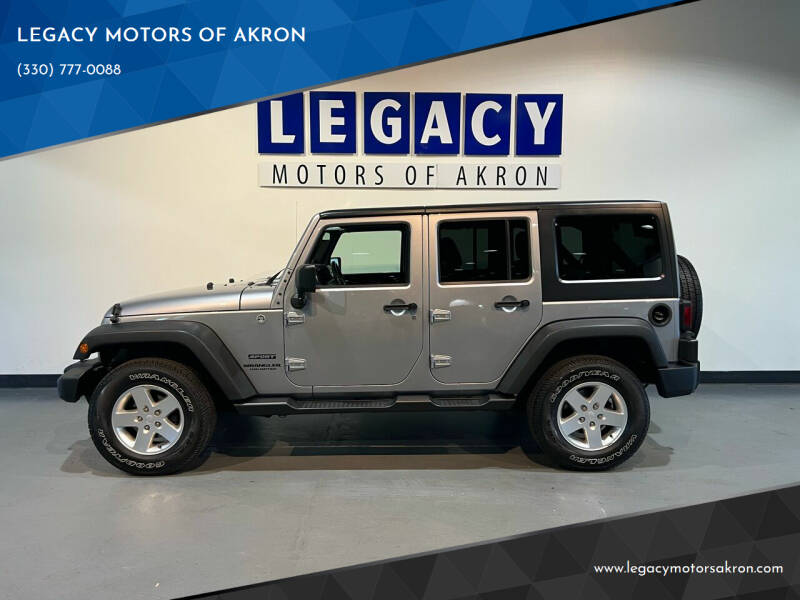 2013 Jeep Wrangler Unlimited for sale at LEGACY MOTORS OF AKRON in Akron OH
