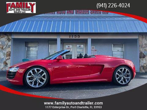 2012 Audi R8 for sale at Family Auto and Trailer Sales LLC in Port Charlotte FL