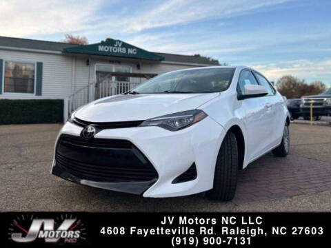 2017 Toyota Corolla for sale at JV Motors NC LLC in Raleigh NC