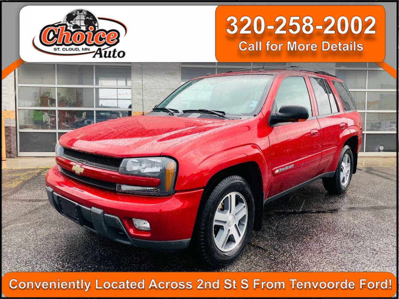 Majestic Red Metallic 2004 Chevrolet TrailBlazer LT LT 4WD 4dr SUV 1