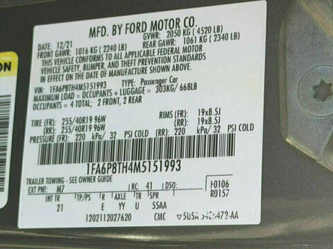 2021 Ford Mustang