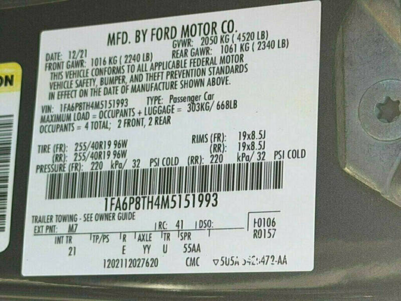 2021 Ford Mustang