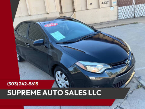 2016 Toyota Corolla LE