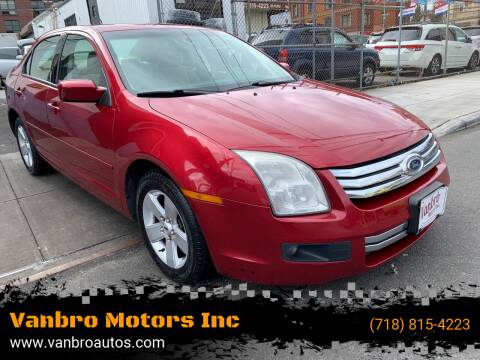 2008 Ford Fusion for sale at Vanbro Motors Inc in Staten Island NY