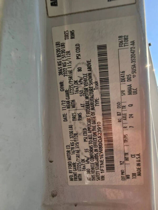 2013 Ford E-Series E-150