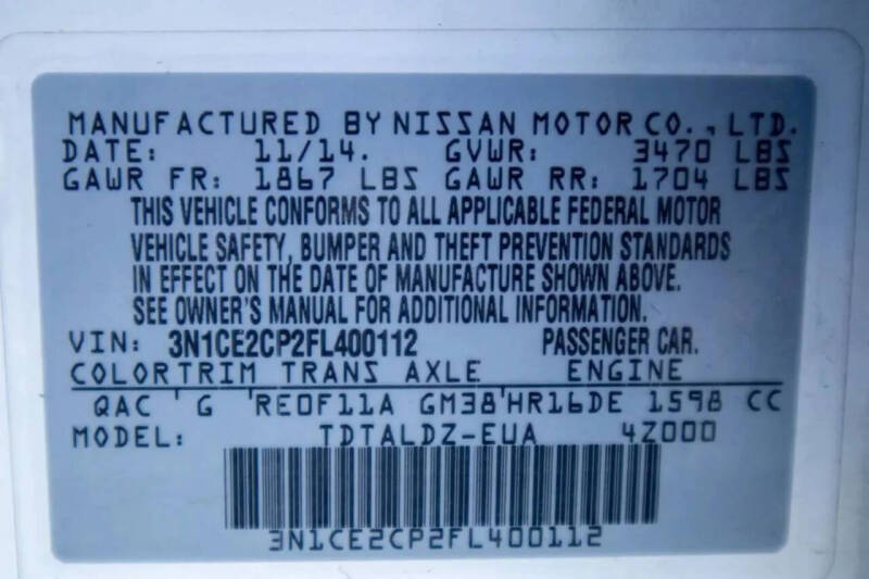 2015 Nissan Versa Note
