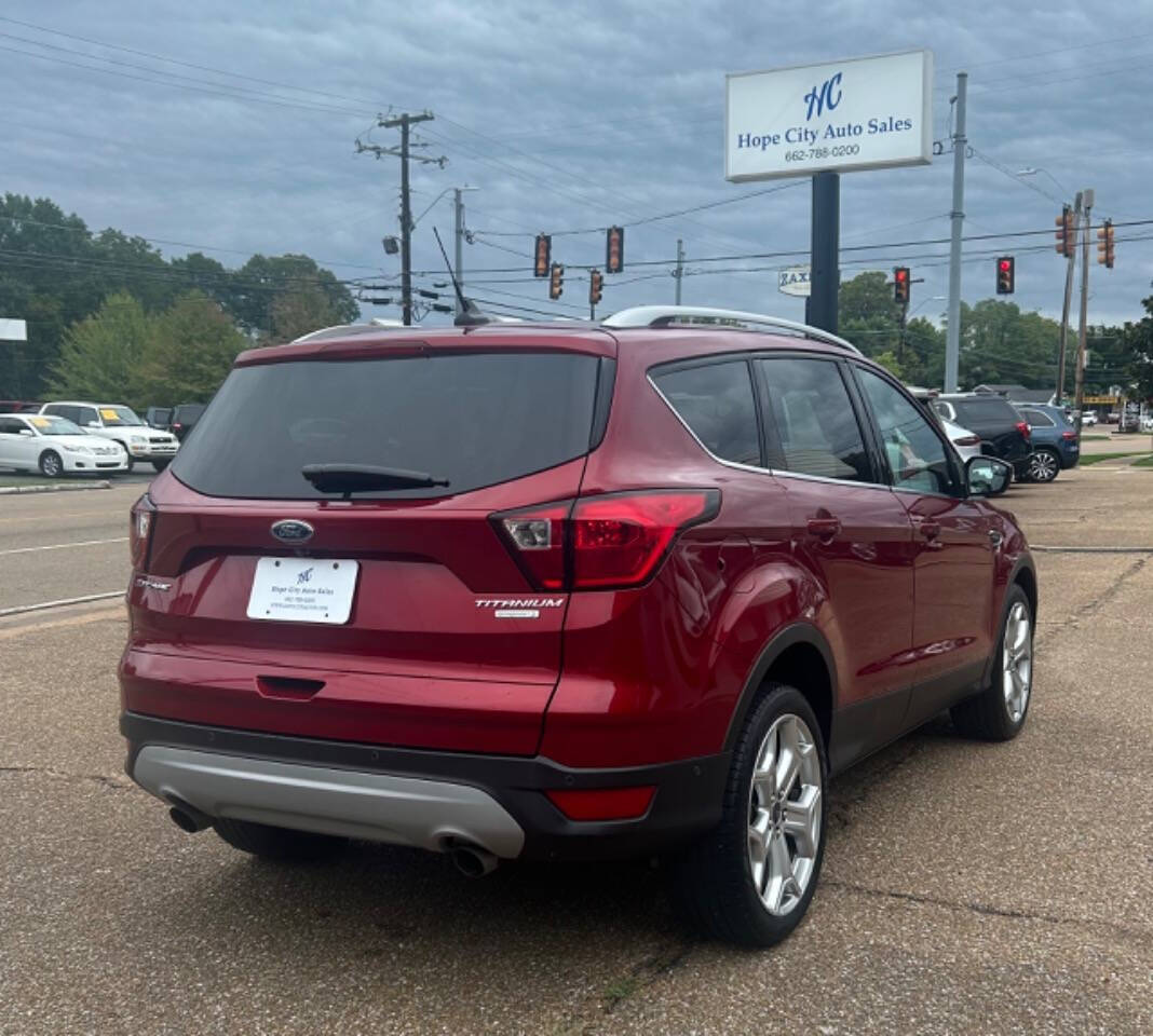 2019 Ford Escape for sale at Hope City Auto Sales in Senatobia, MS