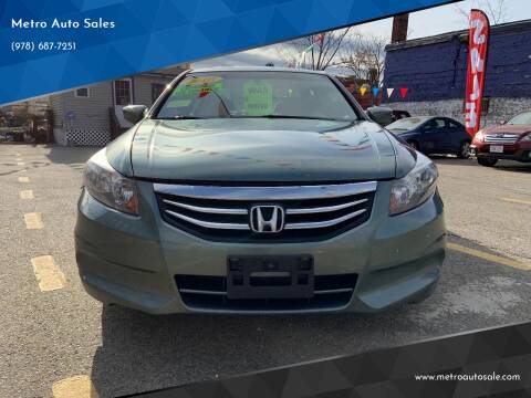 2010 Honda Accord for sale at Metro Auto Sales in Lawrence MA
