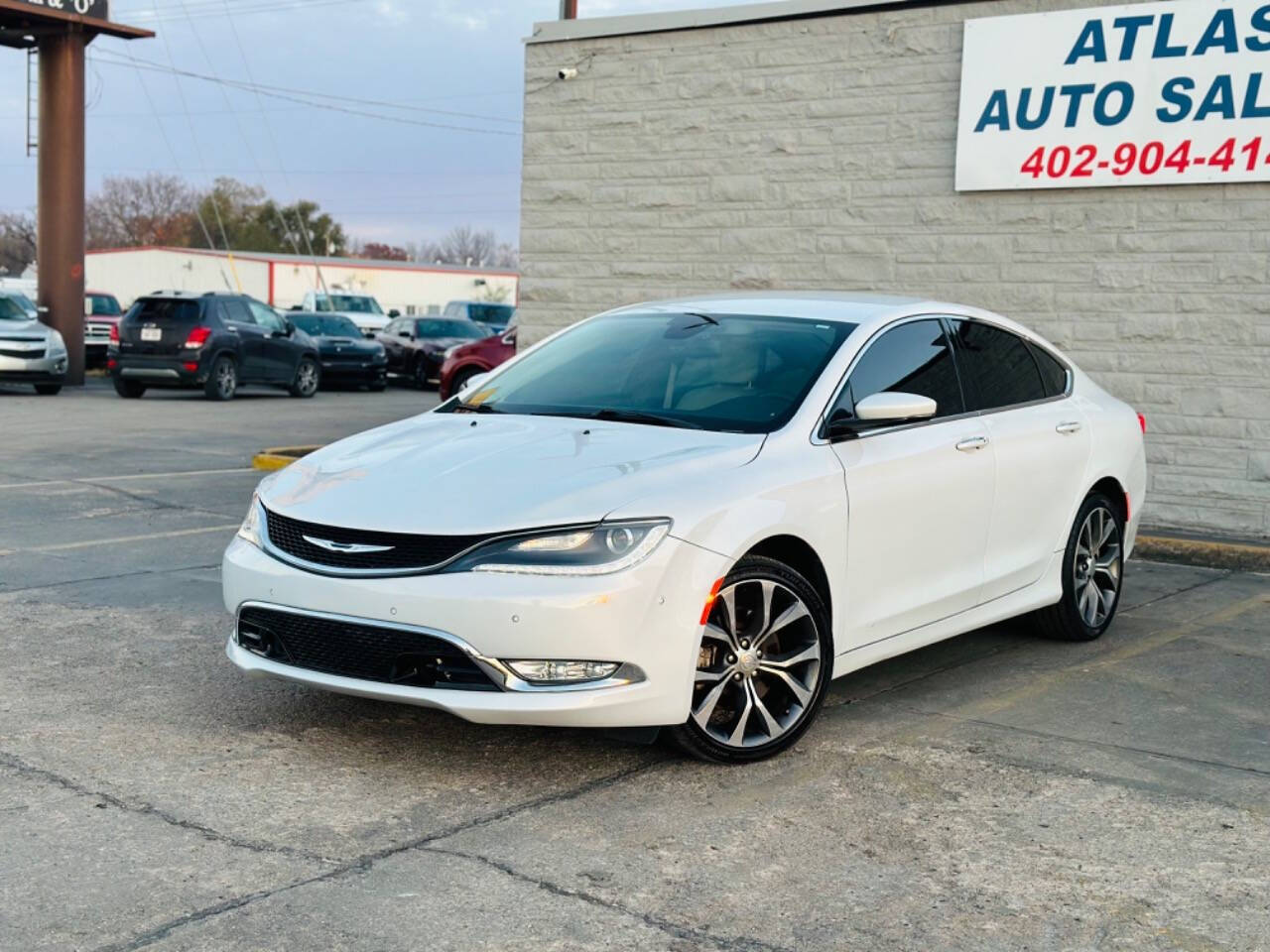 2015 Chrysler 200 for sale at Atlas Auto Sales LLC in Lincoln, NE