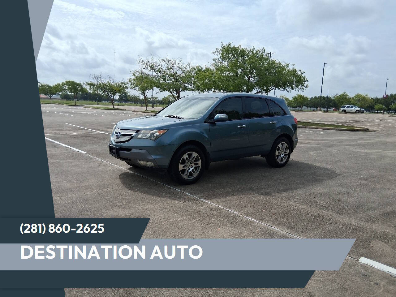 Gray (Steel Blue Metallic) 2008 Acura MDX SUV / Crossover All-Wheel Drive 5-Speed Automatic