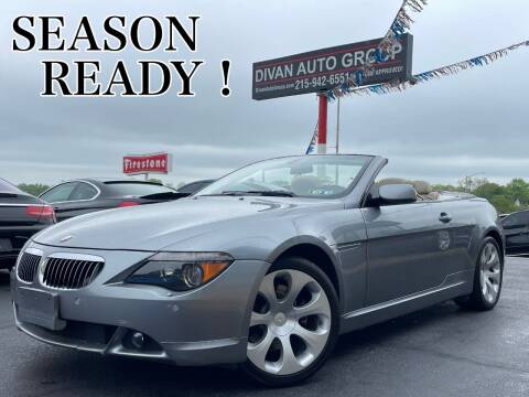 2006 BMW 6 Series for sale at Divan Auto Group in Feasterville Trevose PA