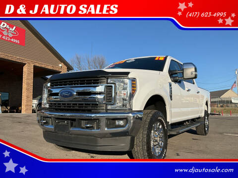 2018 Ford F-250 Super Duty for sale at D & J AUTO SALES in Joplin MO