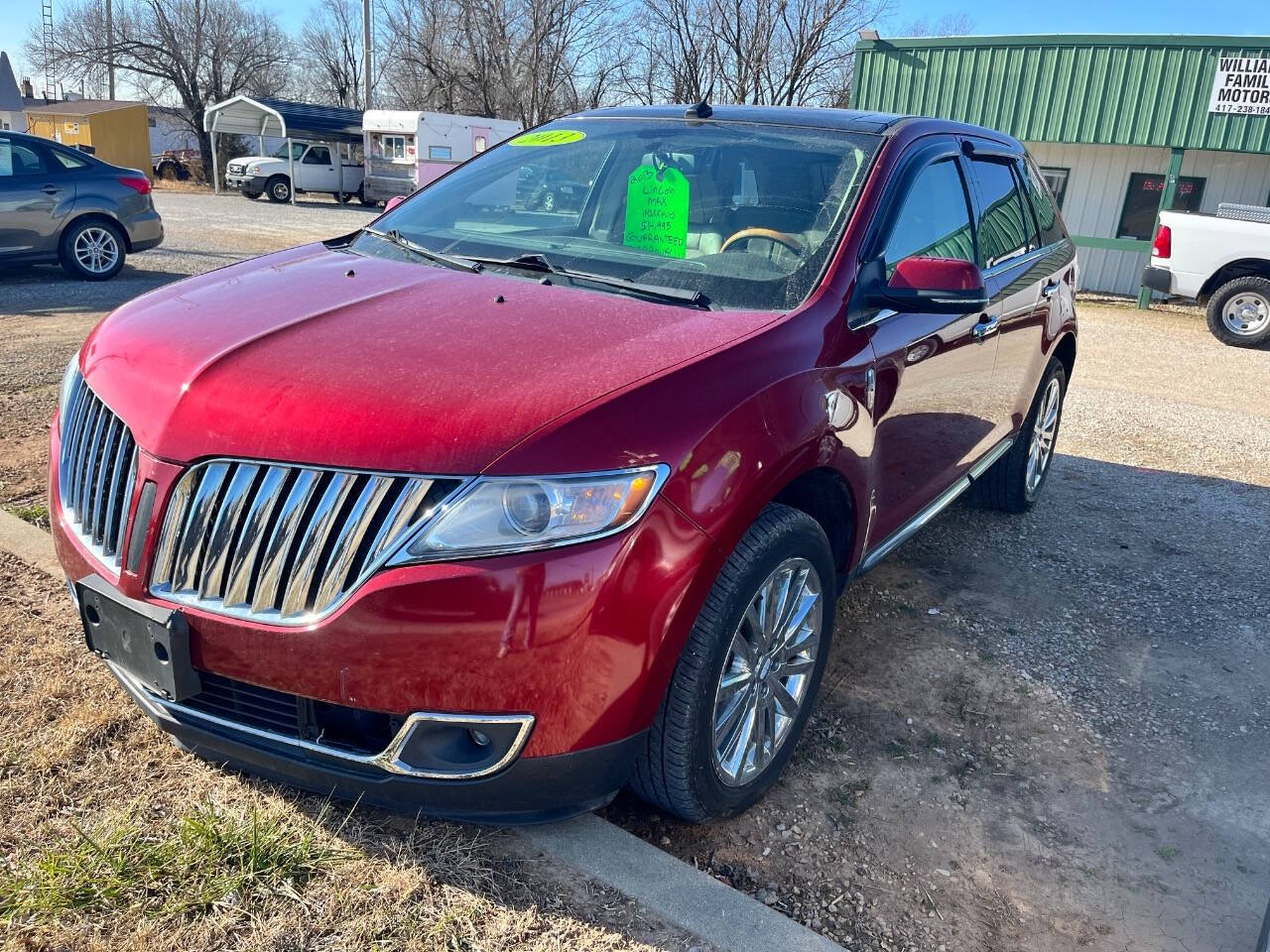 2013 Lincoln MKX for sale at Williams Family Motors in Buffalo, MO