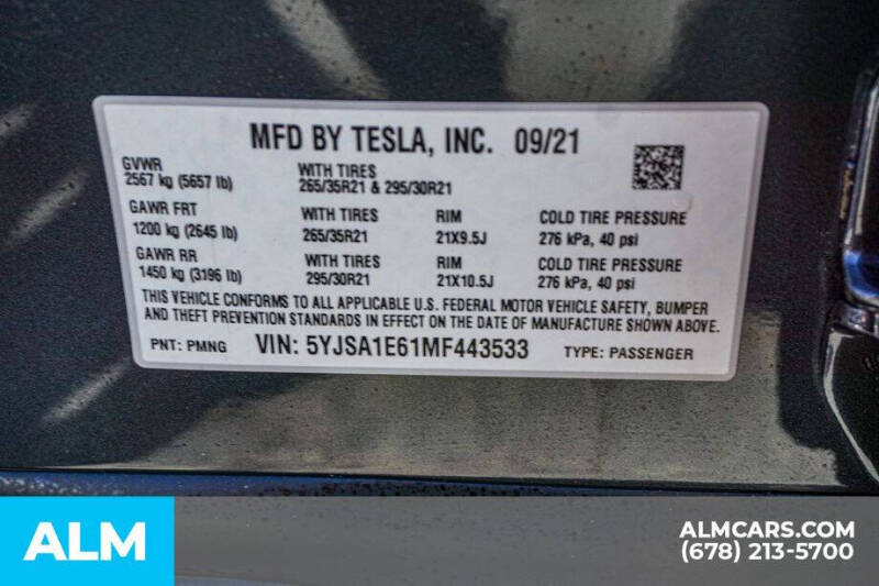 2021 Tesla Model S Plaid