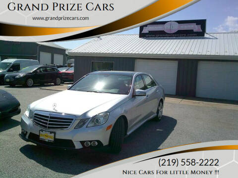 2010 Mercedes-Benz E-Class for sale at Grand Prize Cars in Cedar Lake IN