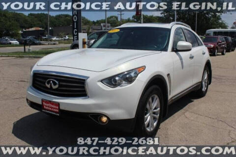 2012 Infiniti FX35 for sale at Your Choice Autos - Elgin in Elgin IL
